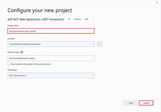 Forms Authentication In MVC